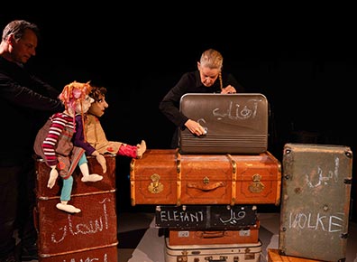 Figurentheater für Kinder, Das Mädchen mit dem Koffer, Bild 3